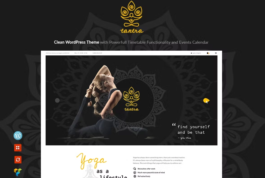 Tantra A Yoga Studio And Fitness Club Wp Theme 1.0.5