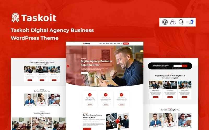 Taskoit Digital Agency Business Wordpress Theme 1.0.0