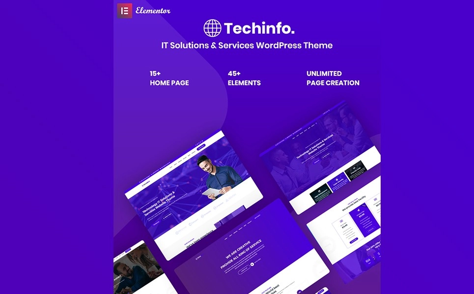 Techinfo It Solutions & Services Responsive Wordpress Theme 1.0.0