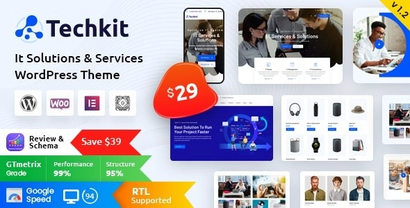 Techkit – Technology & It Solutions Wordpress Theme 1.4