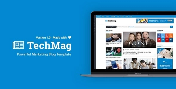 Techmag Multipurpose Wordpress News And Magazine Theme 1.0.0