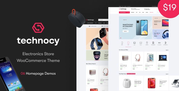 Technocy Electronics Store Woocommerce Theme 2.0.0