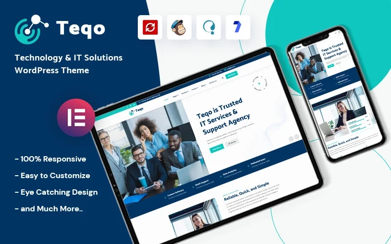 Teqo Technology And It Solutions Wordpress Theme 1.0.0