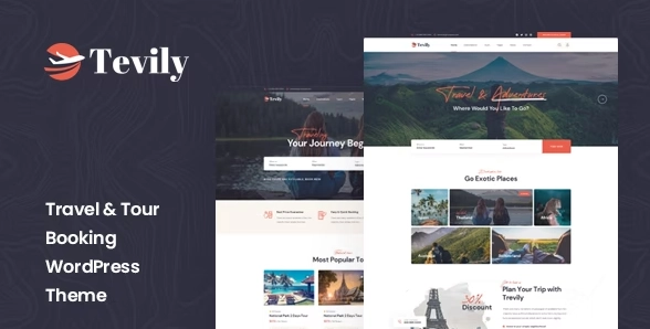 Tevily Travel & Tour Booking Wordpress Theme 1.1.5