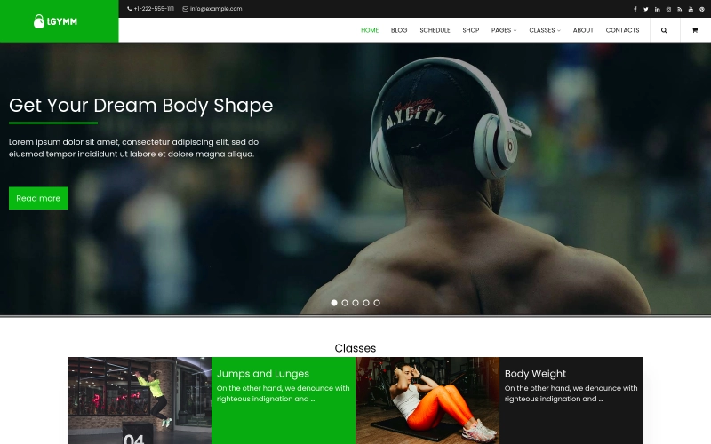 Tgymm Gym And Sport Wordpress Theme 1.0.0