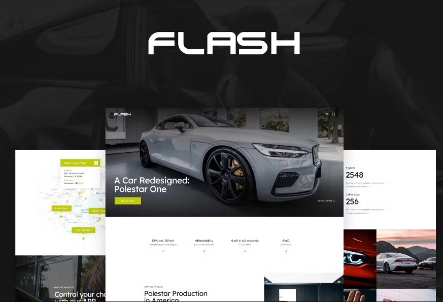 The Flash Electric Car Supplier & Charging Station Wordpress Theme 1.3