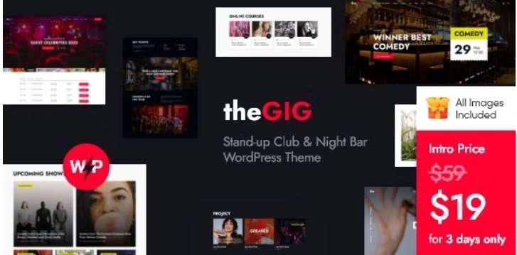 The Gig – Stand Up Club & Night Bar Wordpress Theme 1.3.0