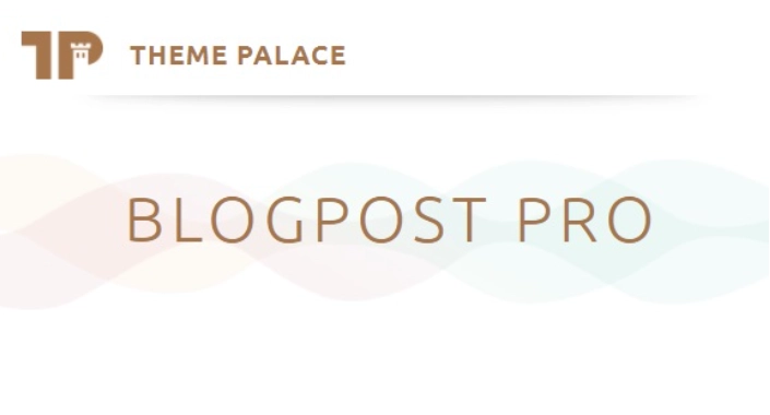 Theme Palace Blogpost Pro 1.0.0