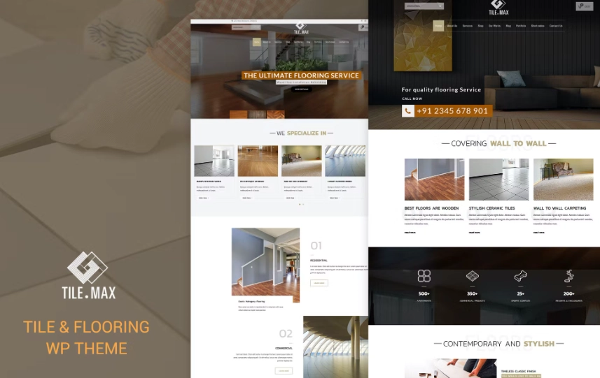 Tile Max Tile & Flooring Wp Theme 2.8