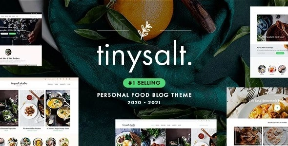 Tinysalt Personal Food Blog Wordpress Theme 2.1.0