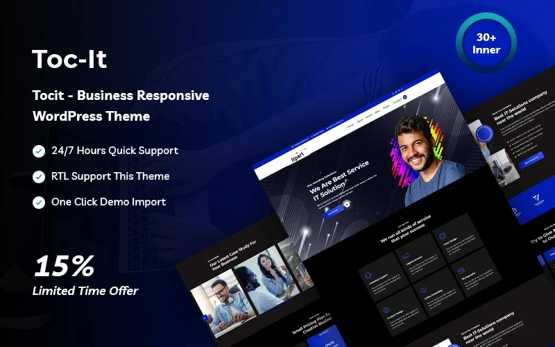 Tocit Business Responsive Wordpress Theme 1.0.0