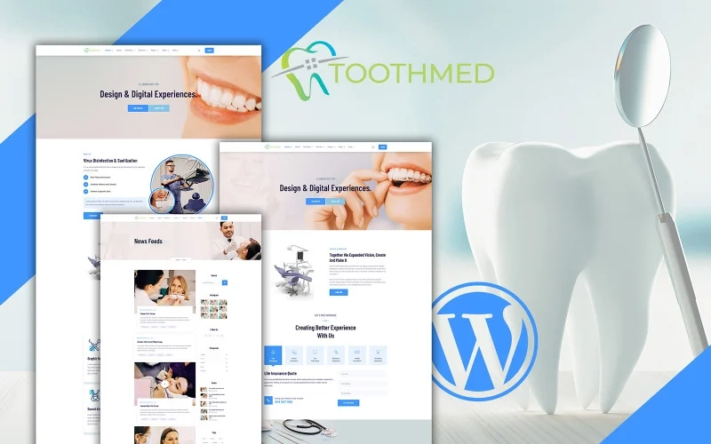 Toothmed Dentist Clinic Wordpress Theme 1.0.0