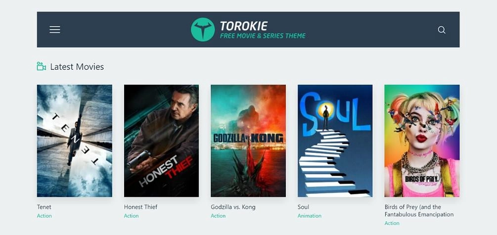 Torokie Movies And Tv Shows Theme 1.0.1