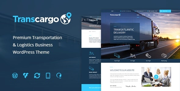 Transcargo Transportation Wordpress Theme For Logistics 2.8