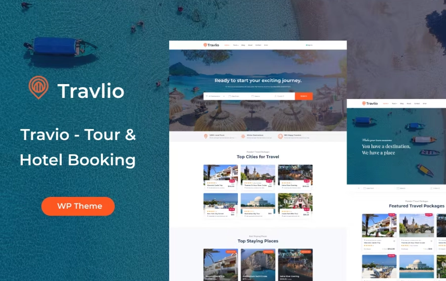 Travlio Travel Booking Wordpress Theme 1.0.4