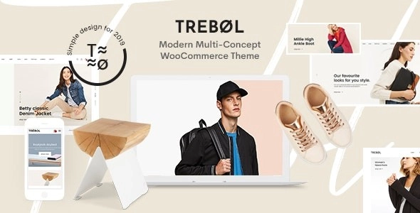 Trebol Minimal & Modern Multi Concept Woocommerce Theme 1.0.7