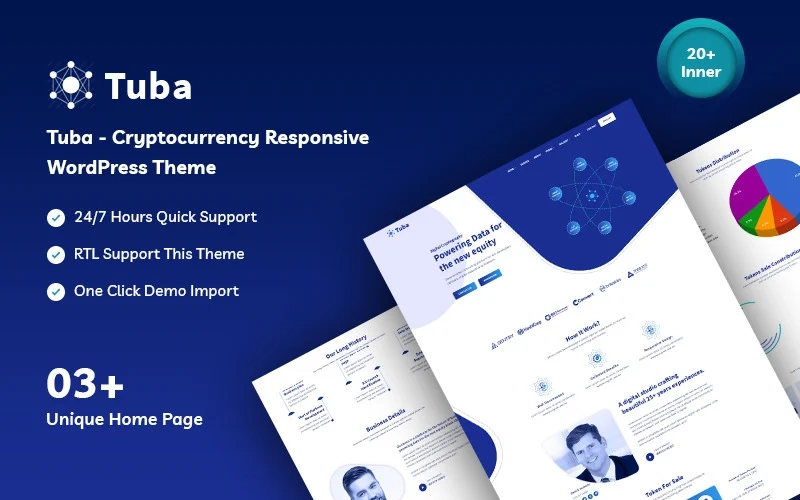 Tuba Cryptocurrency Responsive Wordpress Theme 1.0.0