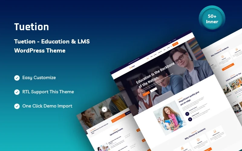 Tuetion Education And Lms Wordpress Theme 1.0.0