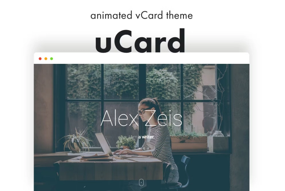 Ucard Animated Vcard Wordpress Theme 1.2.8