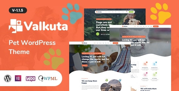 Valkuta Pet Wordpress Theme 1.1.5