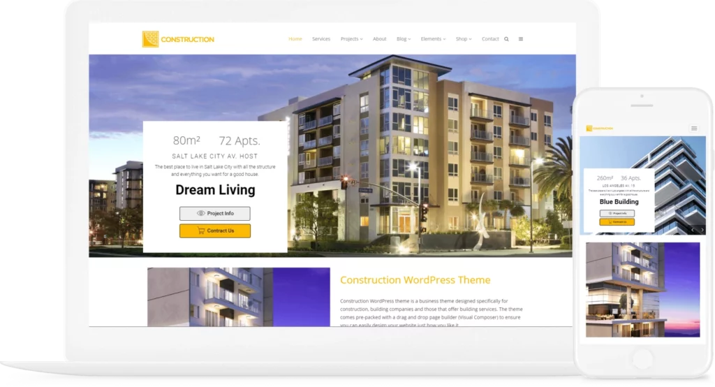 VisualModo – Construction WordPress Theme 3.0.2