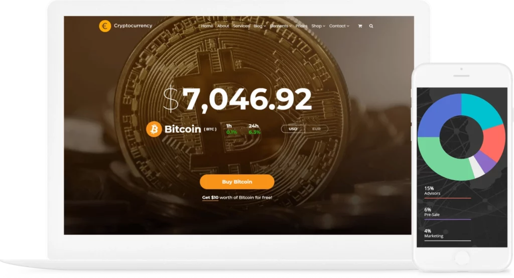 VisualModo – Cryptocurrency WordPress Theme 2.0.4