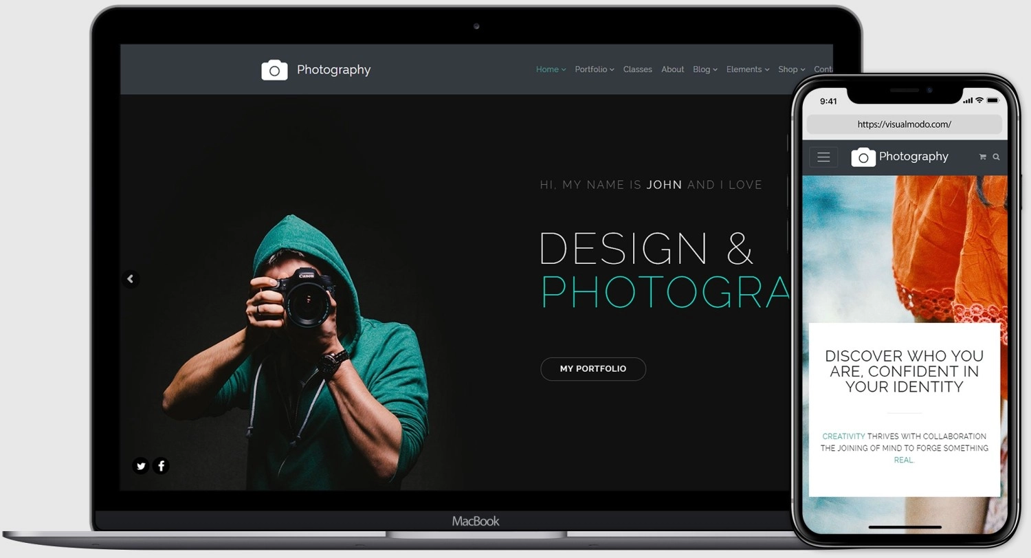 Visualmodo Photography Wordpress Theme 2.0.2