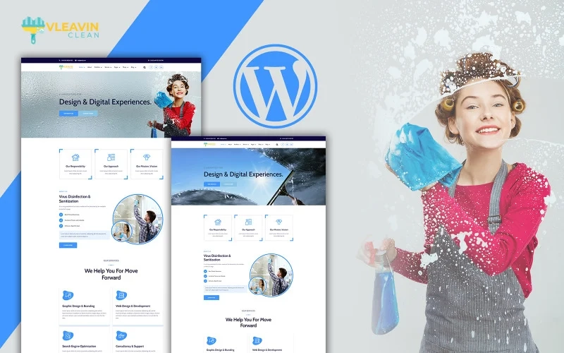 Vleavin Cleaning Service Wordpress Theme 1.0.0