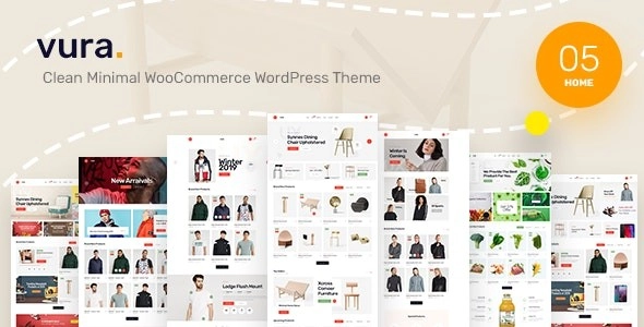 Vura Clean Minimal Woocommerce Wordpress Theme 1.0