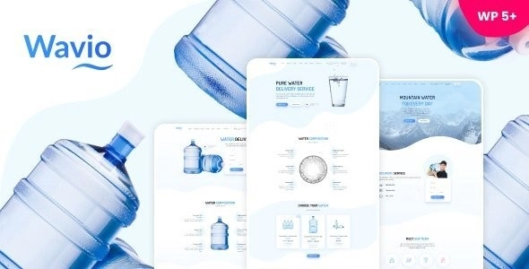 Wavio Bottled Water Delivery Wordpress Theme 1.24