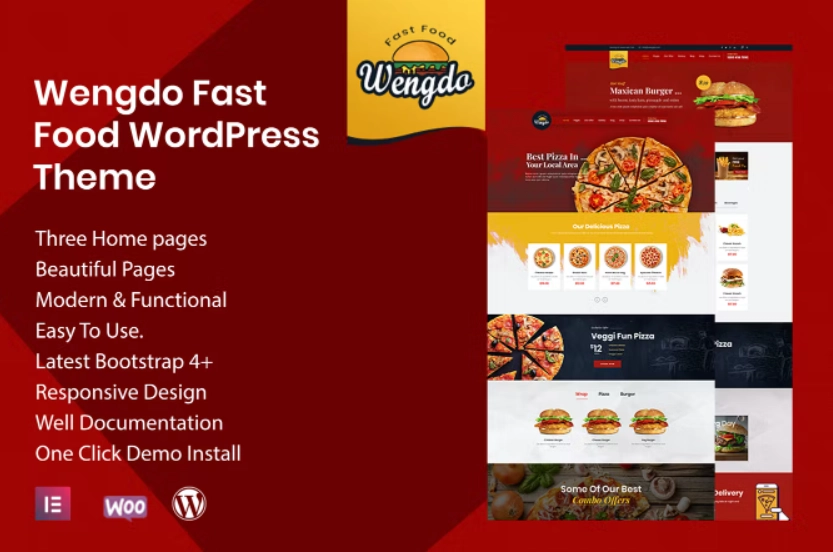 Wengdo Fastfood Wordpress Theme 1.0