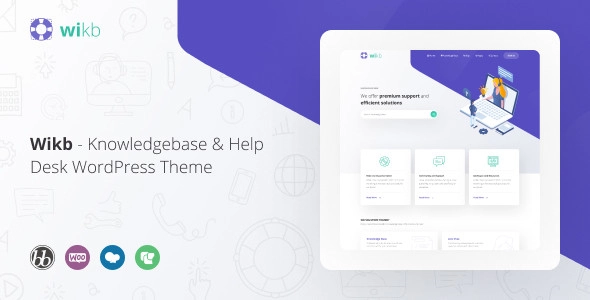 Wikb Knowledgebase & Help Desk Wp Theme 1.3.1