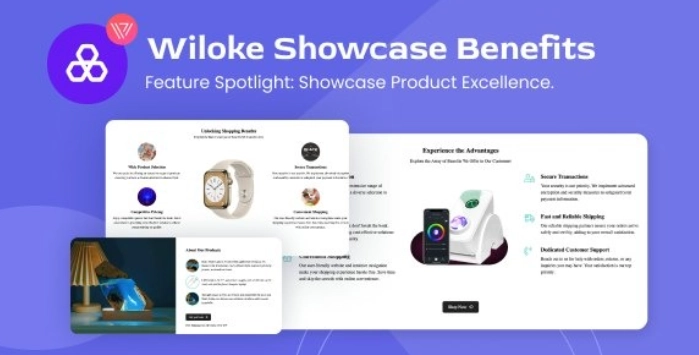 Wiloke Showcase Benefits Elementor Addon 1.0.0