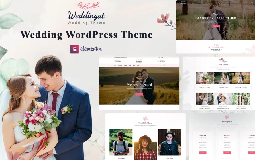 Woddingat Wedding Wordpress Theme 1.2