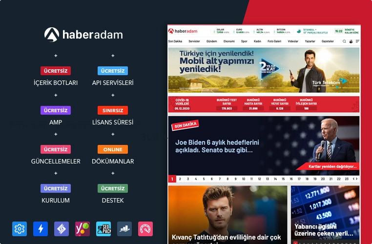 Wordpress Haber Teması Haberadam 1.5