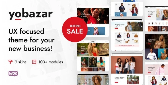 Yobazar Elementor Fashion Woocommerce Theme 1.2.1