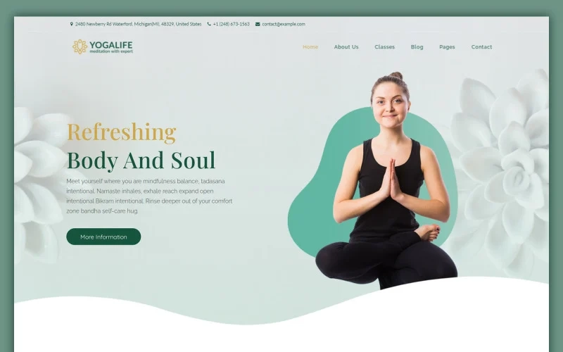 Yogalife Yoga & Meditation Wordpress Theme 1.0.0