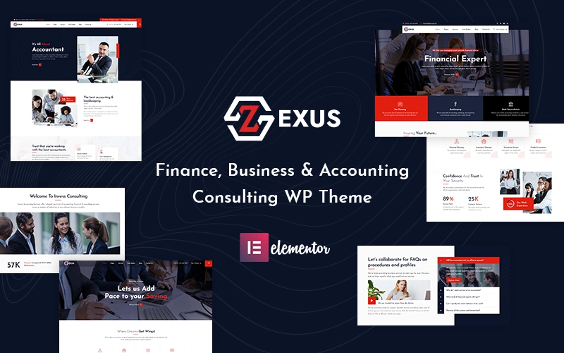 Zexus Accounting And Consulting Business Wordpress Theme 1.3