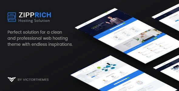 Zipprich Web Hosting & Whmcs Wordpress Theme 1.6