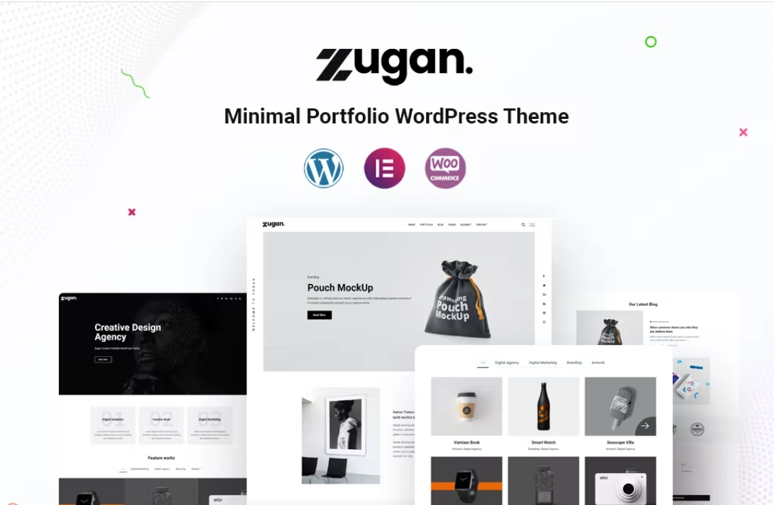 Zugan Minimal Portfolio Wordpress Theme 1.5.14