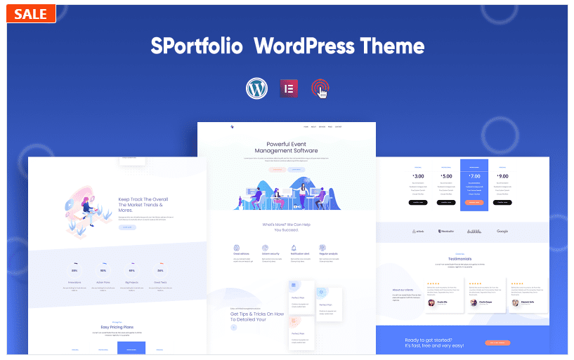 SPortfolio – Simple Minimalist Multi-Purpose WordPress Theme