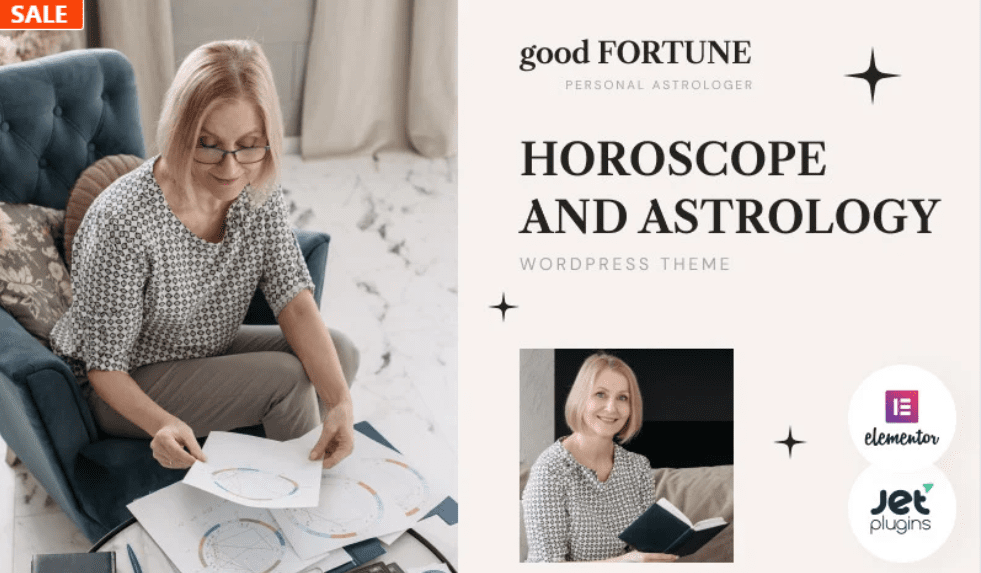 Good Fortune – Horoscope and Astrology WordPress Theme