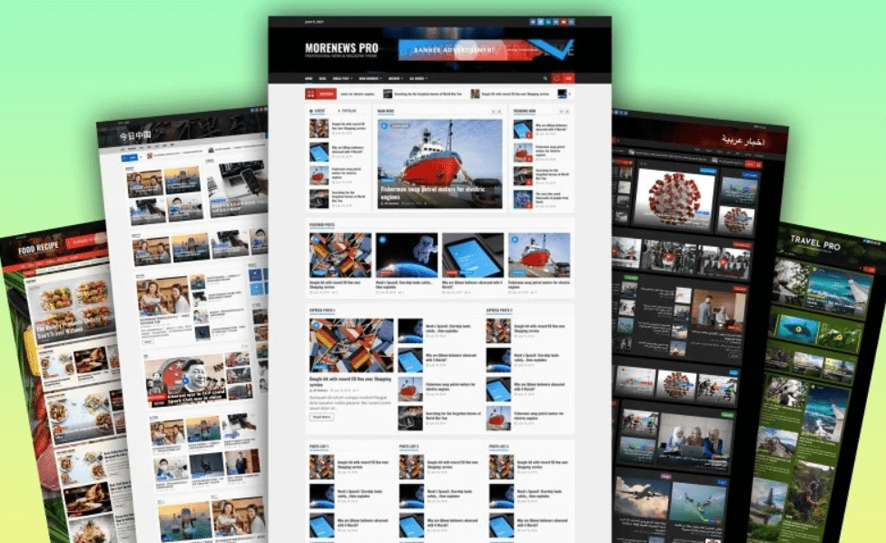 MoreNews Pro – Professional WordPress Theme for News, Blog, and Magazine Websites