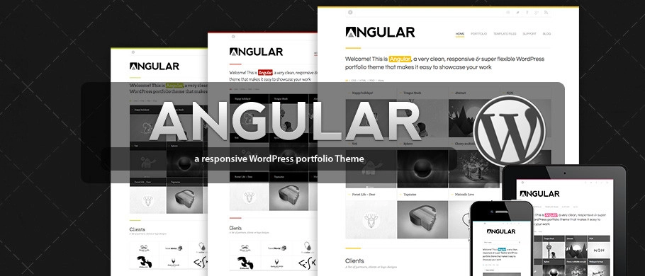 Angular Responsive Portfolio 4.1