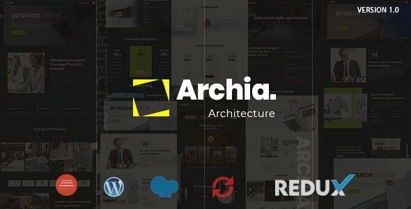 Archia Architecture & Interior Wordpress Theme 1.0.2