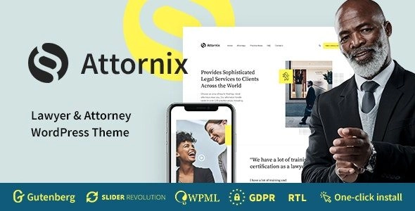 Attornix Lawyer Wordpress Theme 1.0.6