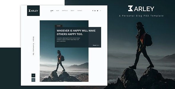 Barley Creative Personal Wordpress Blog Theme 1.4