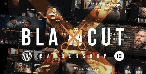 Blaxcut – Barbershop & Hair Salon WordPress Theme 1.0.0