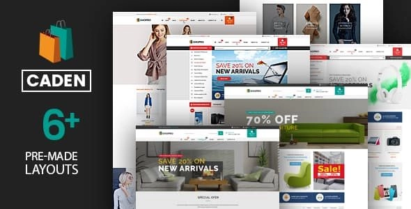 Caden Mega Store Responsive Wordpress Theme 1.4.2