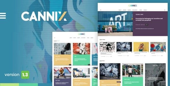 Cannix A Vibrant Wordpress Theme For Creative Bloggers 1.3.2